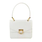 Celine Vintage Pre-owned Laeder handvskor White, Dam