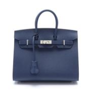 Hermès Vintage Pre-owned Laeder handvskor Blue, Dam