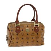 MCM Pre-owned Pre-owned Canvas handvskor Brown, Dam