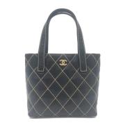 Chanel Vintage Pre-owned Laeder chanel-vskor Black, Dam