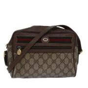 Gucci Vintage Pre-owned Canvas gucci-vskor Beige, Dam