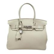 Hermès Vintage Pre-owned Laeder handvskor White, Dam