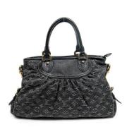 Louis Vuitton Vintage Pre-owned Canvas handvskor Black, Dam