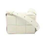 Bottega Veneta Vintage Pre-owned Laeder axelremsvskor White, Dam