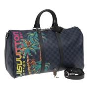 Louis Vuitton Vintage Pre-owned Canvas resvskor Black, Dam