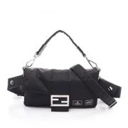 Fendi Vintage Pre-owned Nylon fendi-vskor Black, Dam