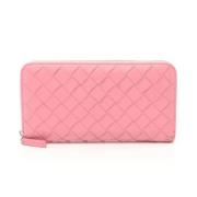 Bottega Veneta Vintage Pre-owned Laeder plnbcker Pink, Dam