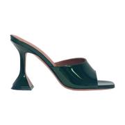 Amina Muaddi Spegel Mules Green, Dam