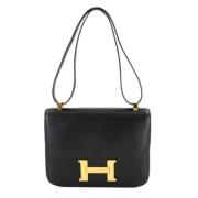 Hermès Vintage Pre-owned Laeder axelremsvskor Black, Dam