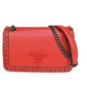 Prada Vintage Pre-owned Laeder prada-vskor Red, Dam