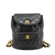 Chanel Vintage Pre-owned Laeder chanel-vskor Black, Dam