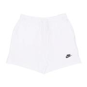 Nike Lättvikts tränings shorts Club Fleece White, Herr