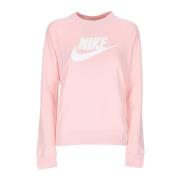 Nike Essential Crew Hybrid Sweatshirt Pink, Dam