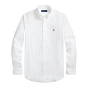 Ralph Lauren Vit Button-Down Skjorta White, Herr