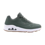 Skechers Stiliga herrsneakersamling Green, Herr