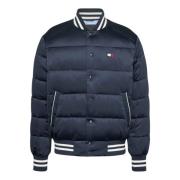 Tommy Hilfiger Blå Bomberjacka med New York-detalj Blue, Herr