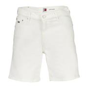 Tommy Hilfiger Vit Herr Kort Jeans Pappa Stil White, Herr