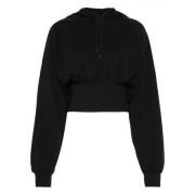 Adidas by Stella McCartney Stilig huvtröja för aktiv livsstil Black, D...