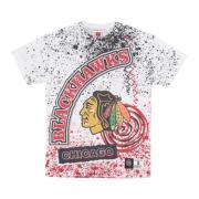 Mitchell & Ness Chicago Blackhawks NHL Lag T-shirt Multicolor, Herr