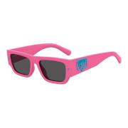 Chiara Ferragni Collection Pink/Grey Sunglasses CF 7013/S Pink, Dam