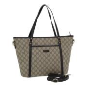 Gucci Vintage Pre-owned Laeder totevskor Beige, Dam