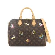 Louis Vuitton Vintage Pre-owned Tyg louis-vuitton-vskor Brown, Dam