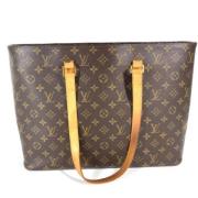 Louis Vuitton Vintage Pre-owned Tyg louis-vuitton-vskor Brown, Dam