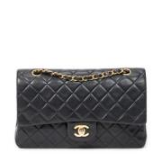 Chanel Vintage Pre-owned Laeder axelremsvskor Black, Dam