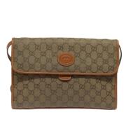 Gucci Vintage Pre-owned Canvas gucci-vskor Brown, Dam