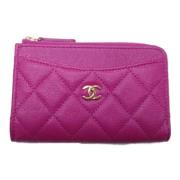 Chanel Vintage Pre-owned Laeder plnbcker Purple, Dam