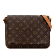 Louis Vuitton Vintage Pre-owned Canvas louis-vuitton-vskor Brown, Dam