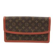 Louis Vuitton Vintage Pre-owned Canvas kuvertvskor Brown, Dam