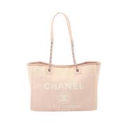 Chanel Vintage Pre-owned Laeder chanel-vskor Pink, Dam