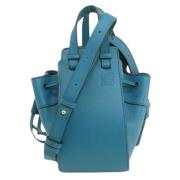 Loewe Pre-owned Pre-owned Canvas axelremsvskor Blue, Dam