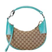 Gucci Vintage Pre-owned Canvas gucci-vskor Beige, Dam