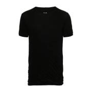 Rick Owens Svarta Bomull T-shirts och Polos Black, Herr