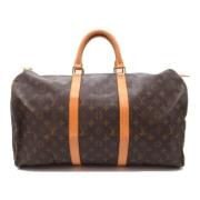 Louis Vuitton Vintage Pre-owned Canvas louis-vuitton-vskor Brown, Dam