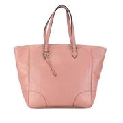 Gucci Vintage Pre-owned Laeder totevskor Pink, Dam