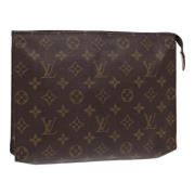 Louis Vuitton Vintage Pre-owned Canvas necessrer Brown, Dam