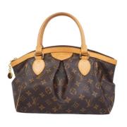 Louis Vuitton Vintage Pre-owned Tyg louis-vuitton-vskor Brown, Dam