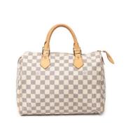 Louis Vuitton Vintage Pre-owned Belagd canvas handvskor White, Dam