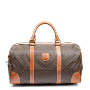 Celine Vintage Pre-owned Belagd canvas celine-vskor Brown, Dam