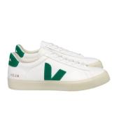 Veja Vita Sneakers med Grön Logotyp White, Herr