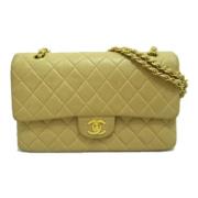 Chanel Vintage Pre-owned Laeder chanel-vskor Beige, Dam