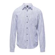 BomBoogie Casual Shirts Blue, Herr