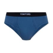 Tom Ford Briefs med logotyp Blue, Herr