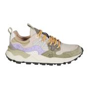 Flower Mountain Suede Nylon Sneakers Multicolor, Dam