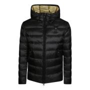 Blauer Dunjacka med huva Black, Herr