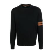 Ermenegildo Zegna Svarta Sweatshirts för Män Aw23 Black, Herr