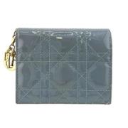 Dior Vintage Pre-owned Laeder plnbcker Gray, Dam